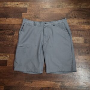 Men's Grand Performance Stormy Gray Golf Shorts Size 36 Waist
